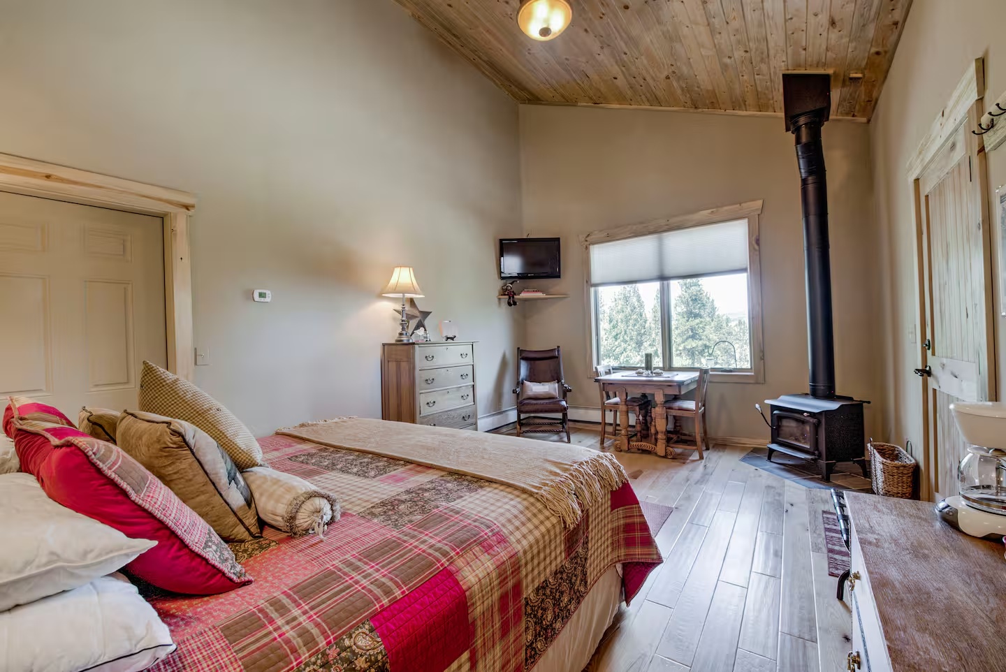 Interior of the cozy cottage